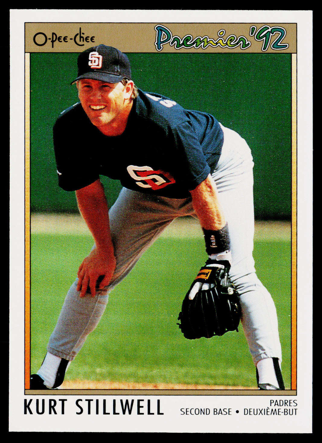 Kurt Stillwell 1992 O-Pee-Chee Premier #177 San Diego Padres