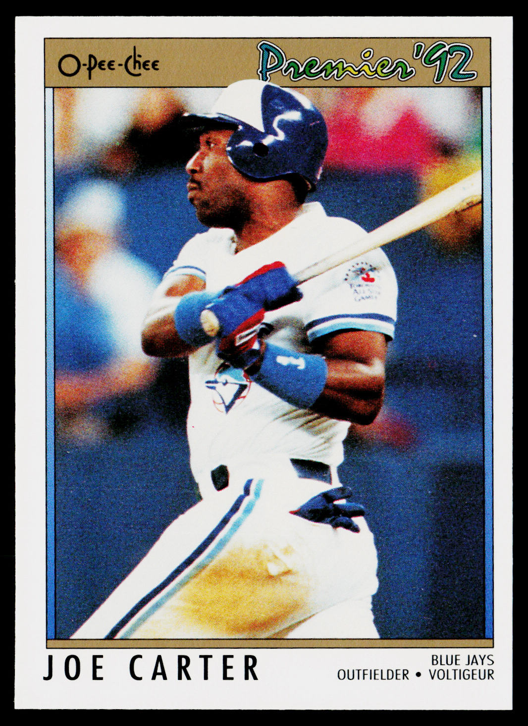 Joe Carter 1992 O-Pee-Chee Premier #194 Toronto Blue Jays