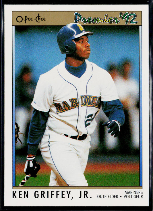 Ken Griffey, Jr. 1992 O-Pee-Chee Premier #167 Seattle Mariners