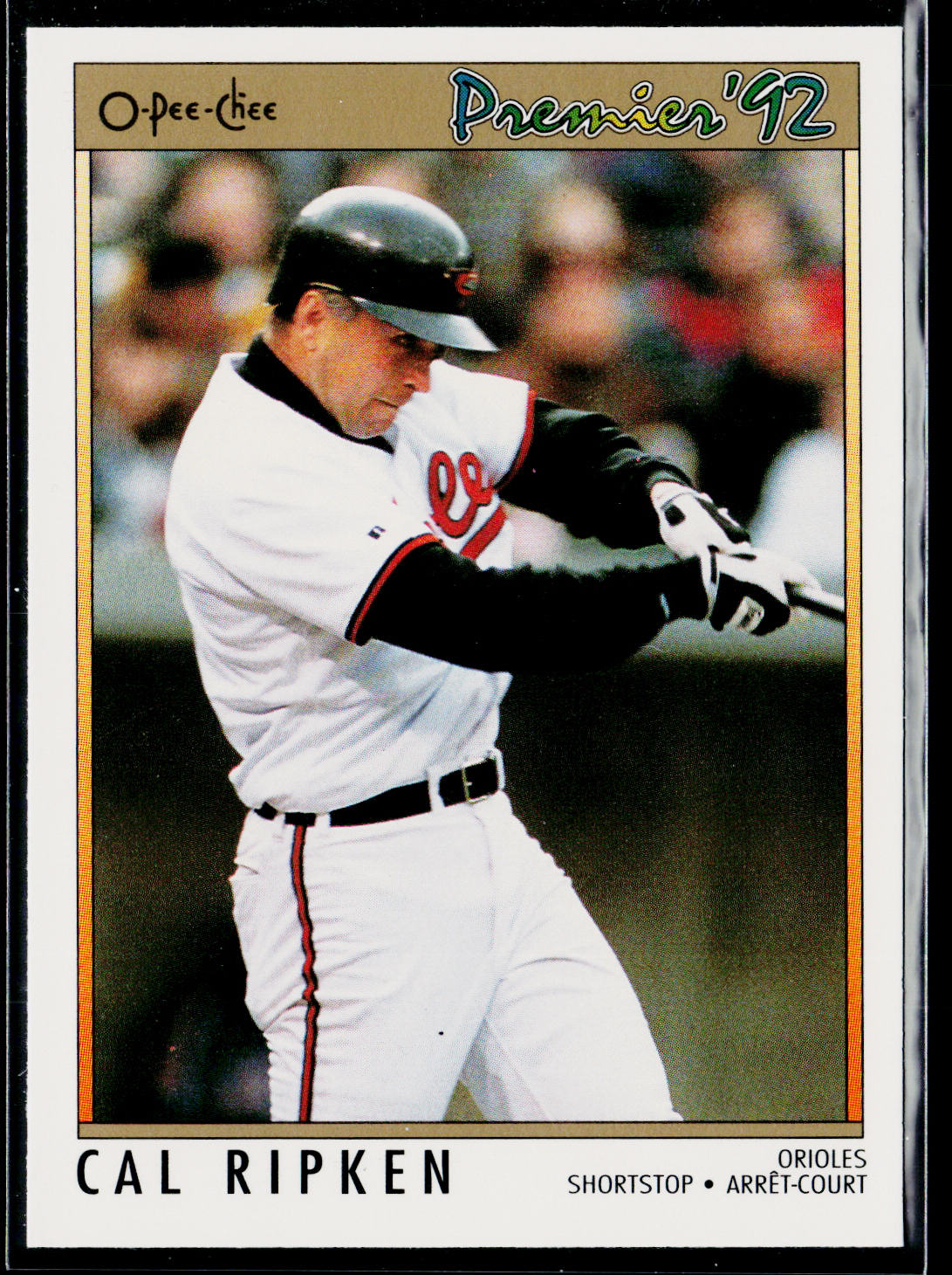 Cal Ripken 1992 O-Pee-Chee Premier #137 Baltimore Orioles