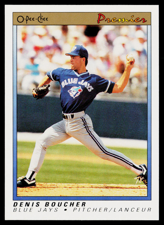 Denis Boucher 1991 O-Pee-Chee Premier #13 RC Toronto Blue Jays