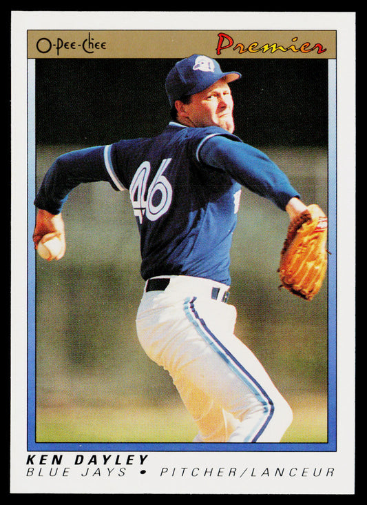 Ken Dayley 1991 O-Pee-Chee Premier #32 Toronto Blue Jays