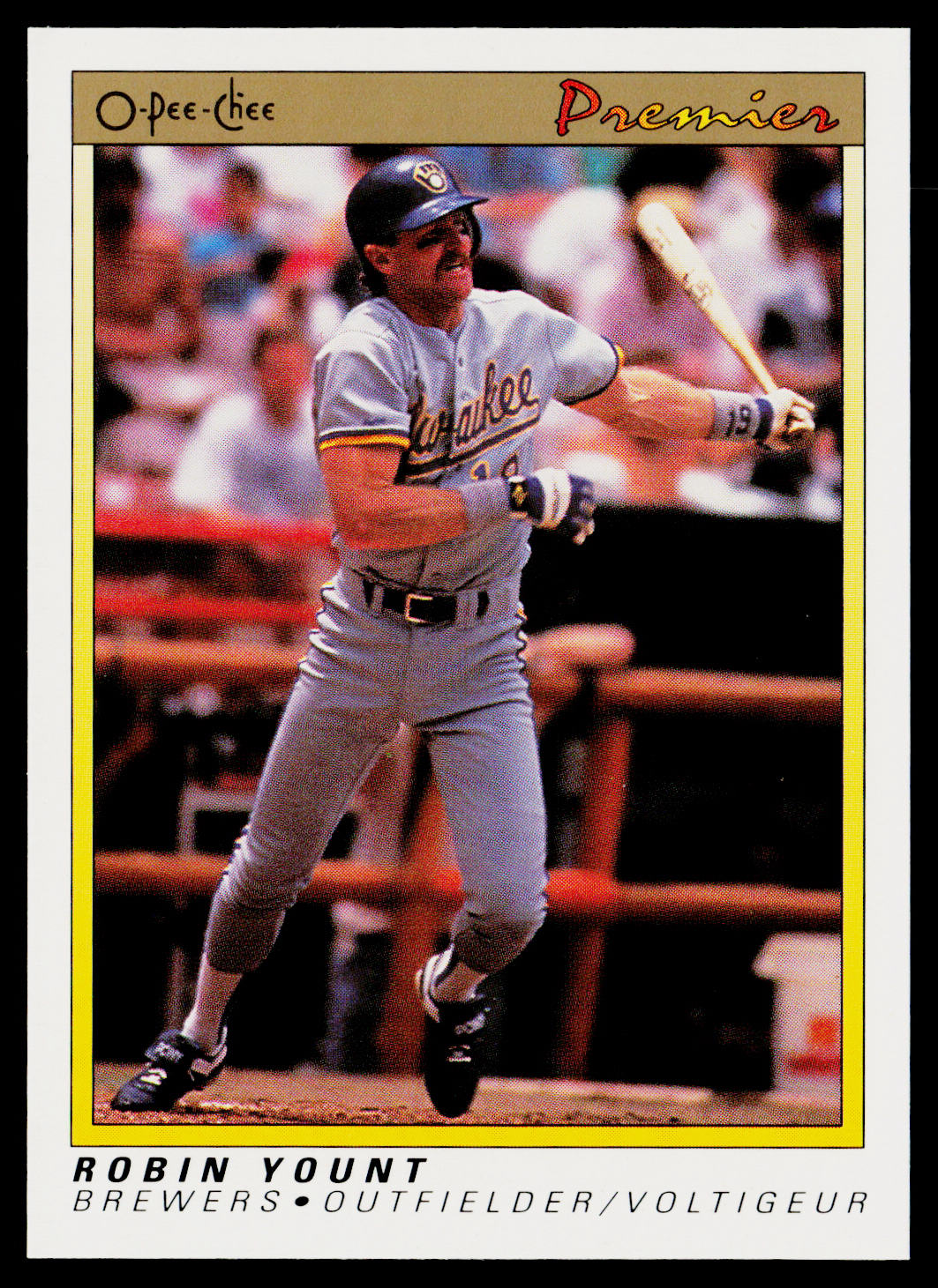 Robin Yount 1991 O-Pee-Chee Premier #131 Milwaukee Brewers