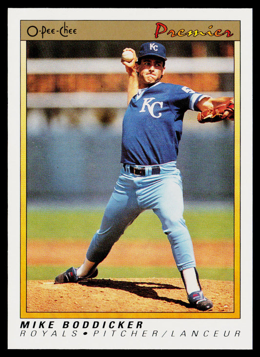 Mike Boddicker 1991 O-Pee-Chee Premier #10 Kansas City Royals