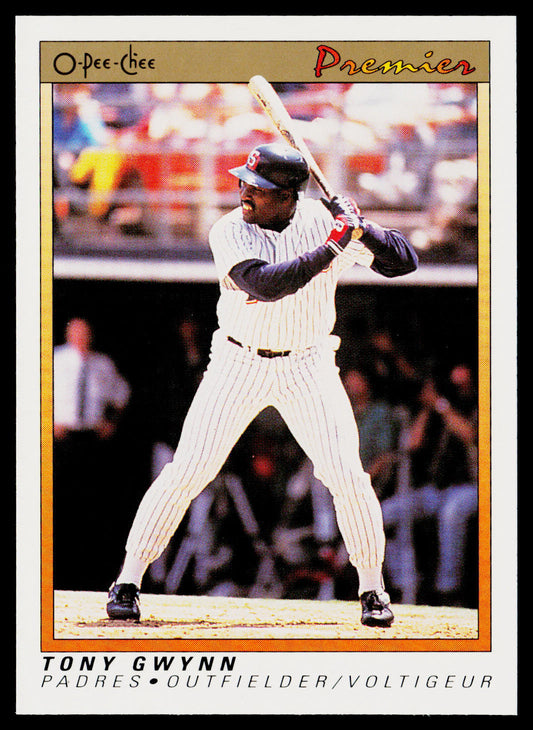 Tony Gwynn 1991 O-Pee-Chee Premier #59 San Diego Padres