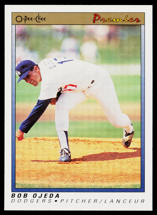 Bob Ojeda 1991 O-Pee-Chee Premier #91 Los Angeles Dodgers