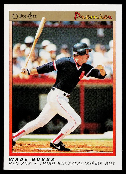 Wade Boggs 1991 O-Pee-Chee Premier #11 Boston Red Sox