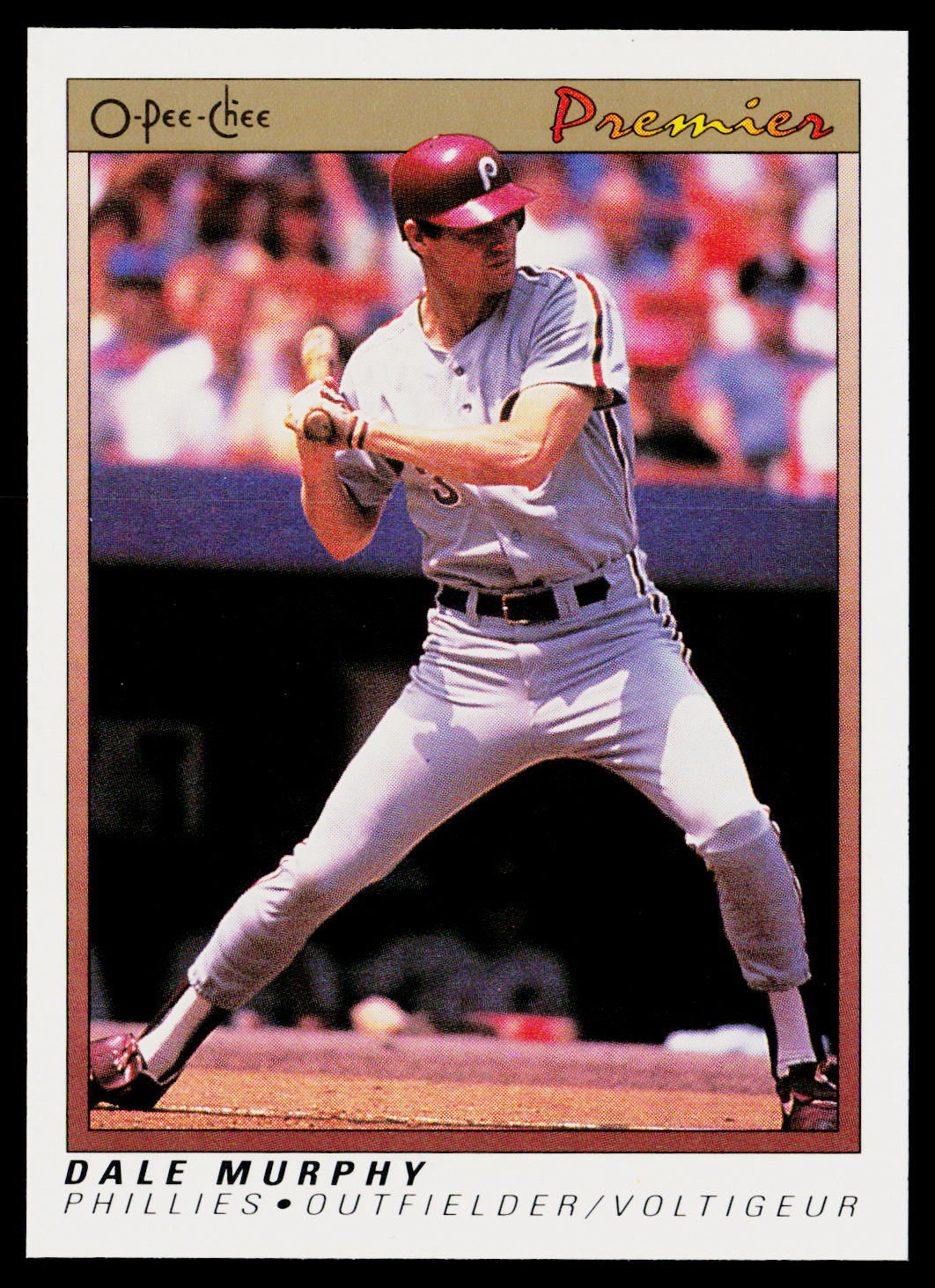 Dale Murphy 1991 O-Pee-Chee Premier #85 Philadelphia Phillies