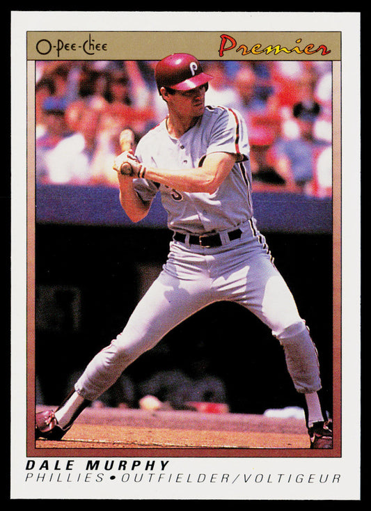 Dale Murphy 1991 O-Pee-Chee Premier #85 Philadelphia Phillies
