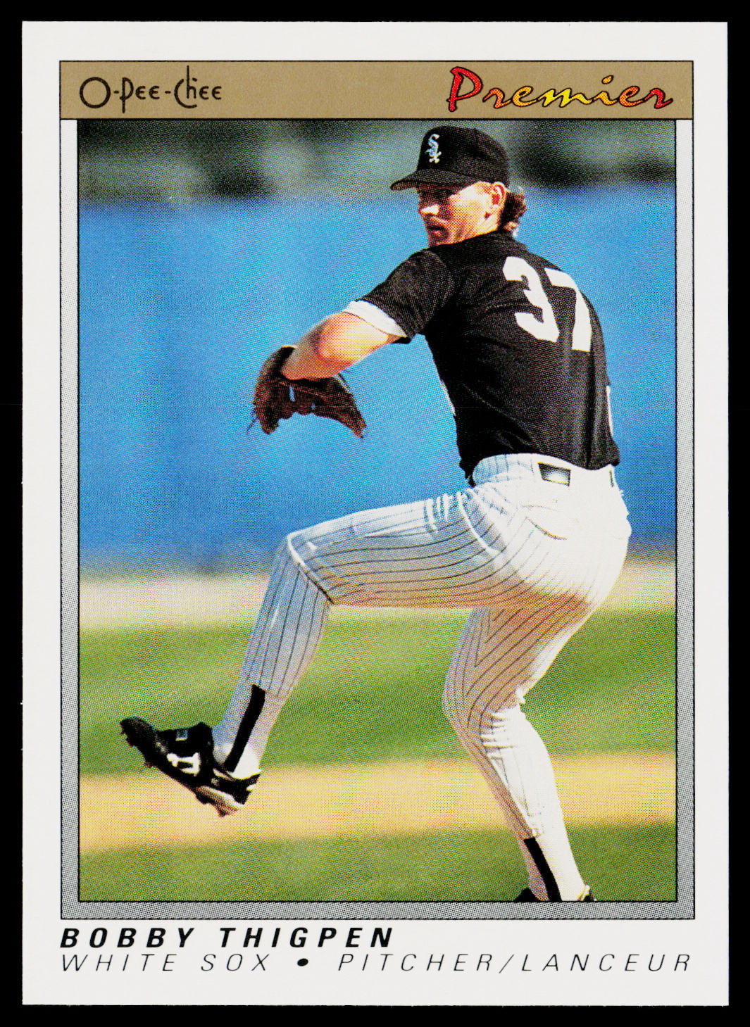 Bobby Thigpen 1991 O-Pee-Chee Premier #120 Chicago White Sox