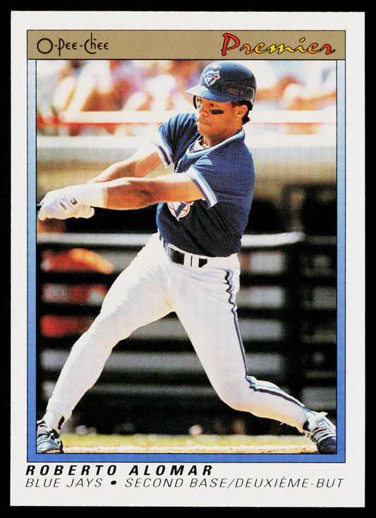 Roberto Alomar 1991 O-Pee-Chee Premier #1 Toronto Blue Jays