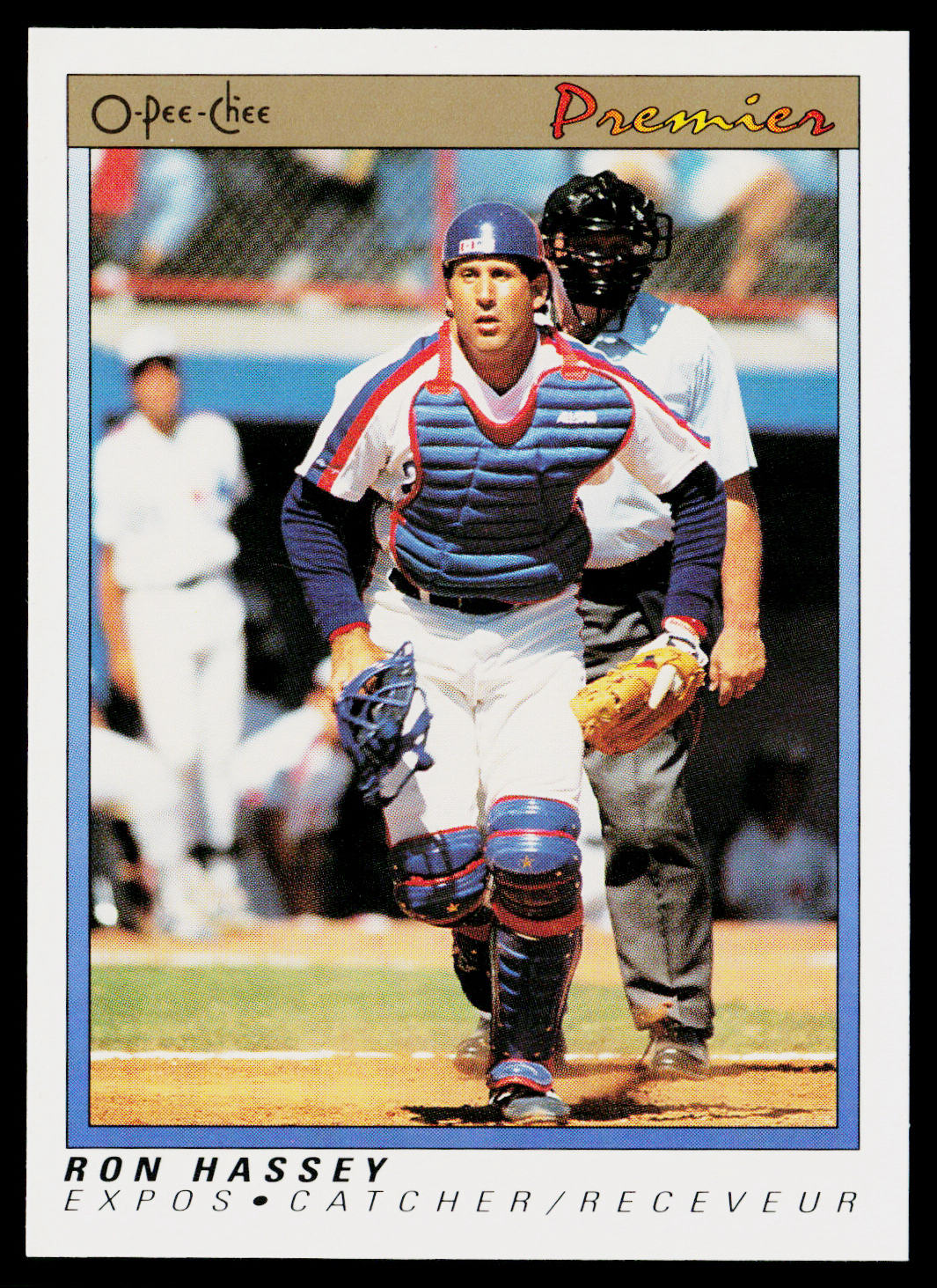 Ron Hassey 1991 O-Pee-Chee Premier #61 Montreal Expos