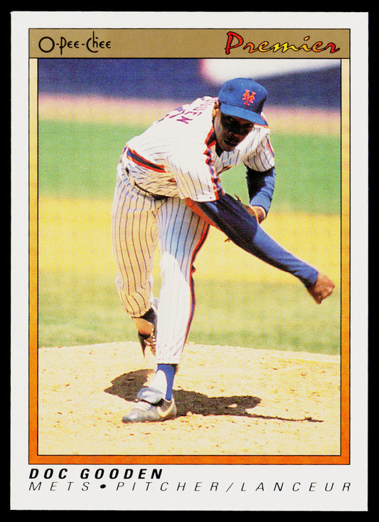 Doc Gooden 1991 O-Pee-Chee Premier #55 New York Mets