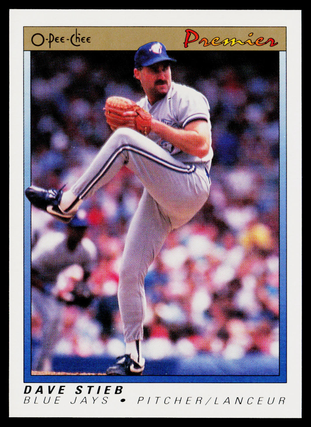 Dave Stieb 1991 O-Pee-Chee Premier #116 Toronto Blue Jays
