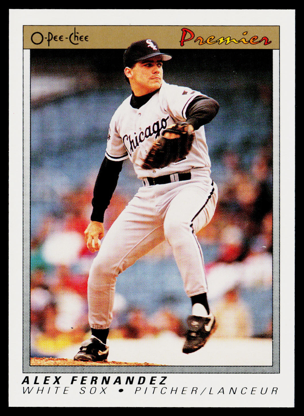 Alex Fernandez 1991 O-Pee-Chee Premier #42 Chicago White Sox