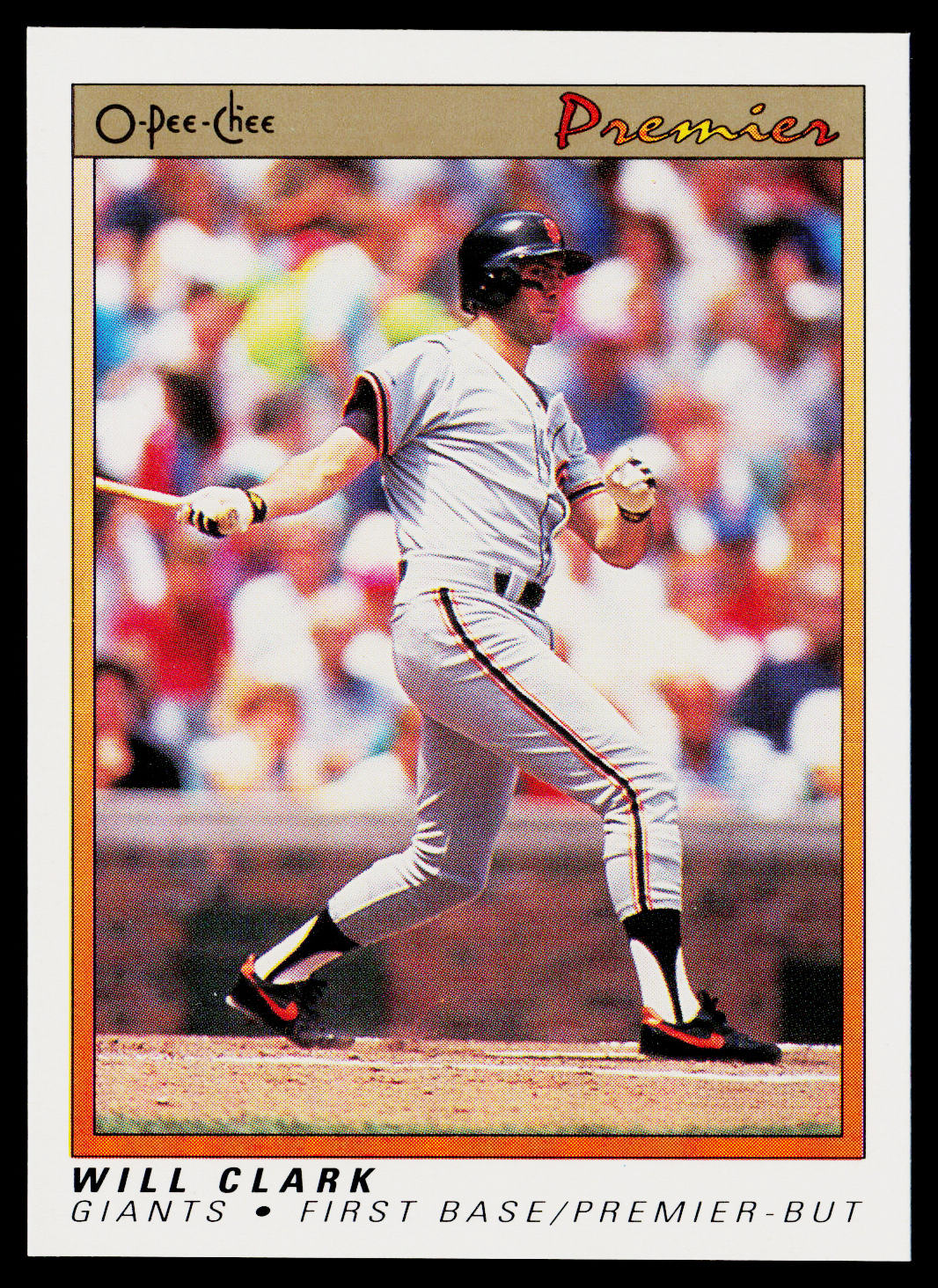 Will Clark 1991 O-Pee-Chee Premier #22 San Francisco Giants