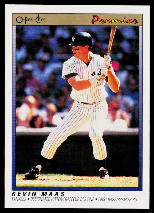 Kevin Maas 1991 O-Pee-Chee Premier #74 New York Yankees