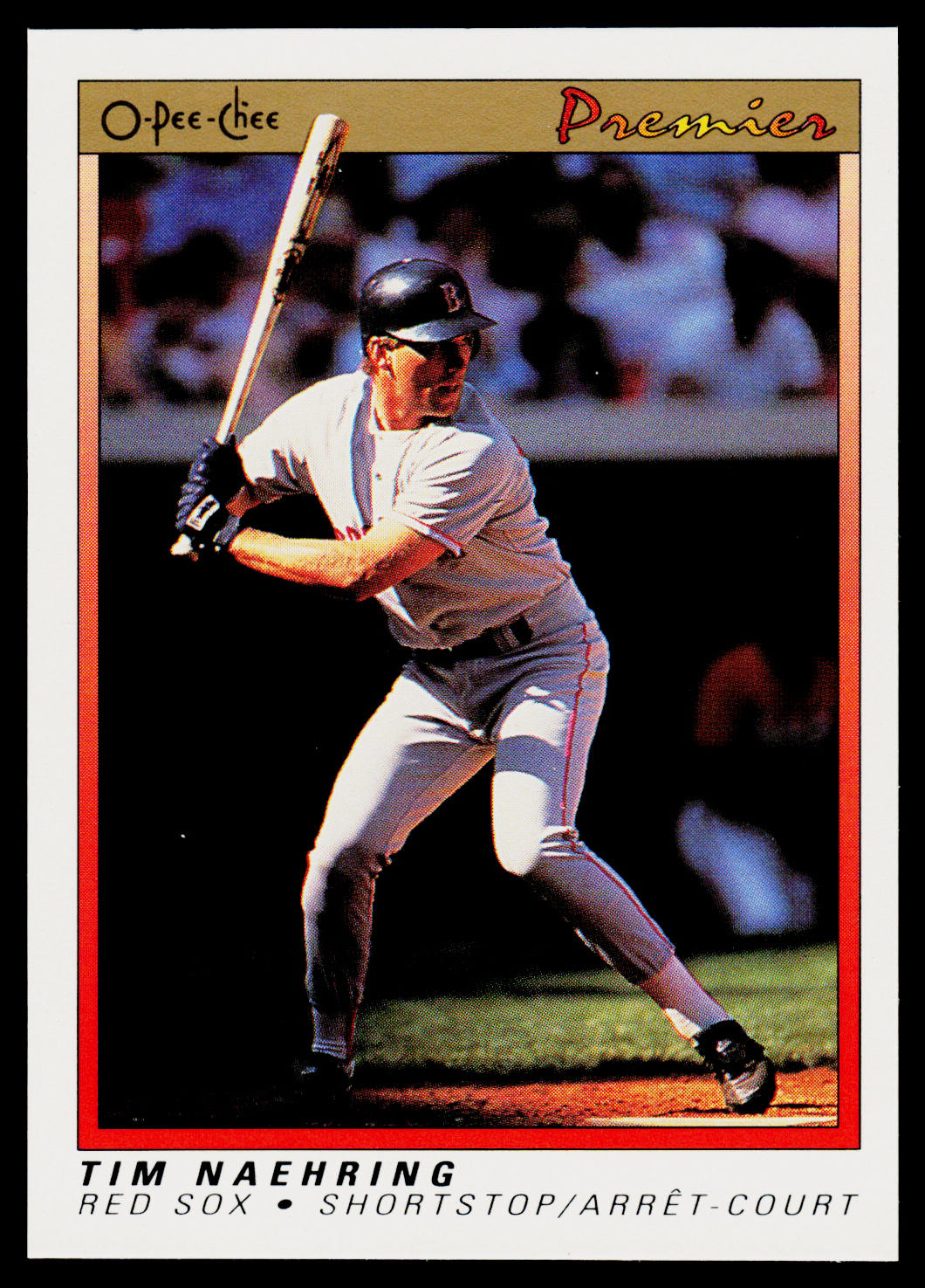 Tim Naehring 1991 O-Pee-Chee Premier #88 Boston Red Sox
