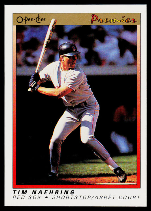 Tim Naehring 1991 O-Pee-Chee Premier #88 Boston Red Sox
