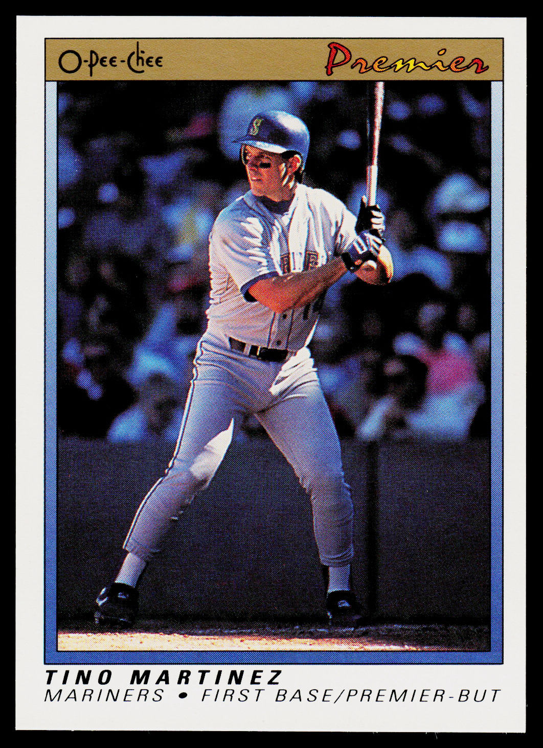 Tino Martinez 1991 O-Pee-Chee Premier #76 Seattle Mariners