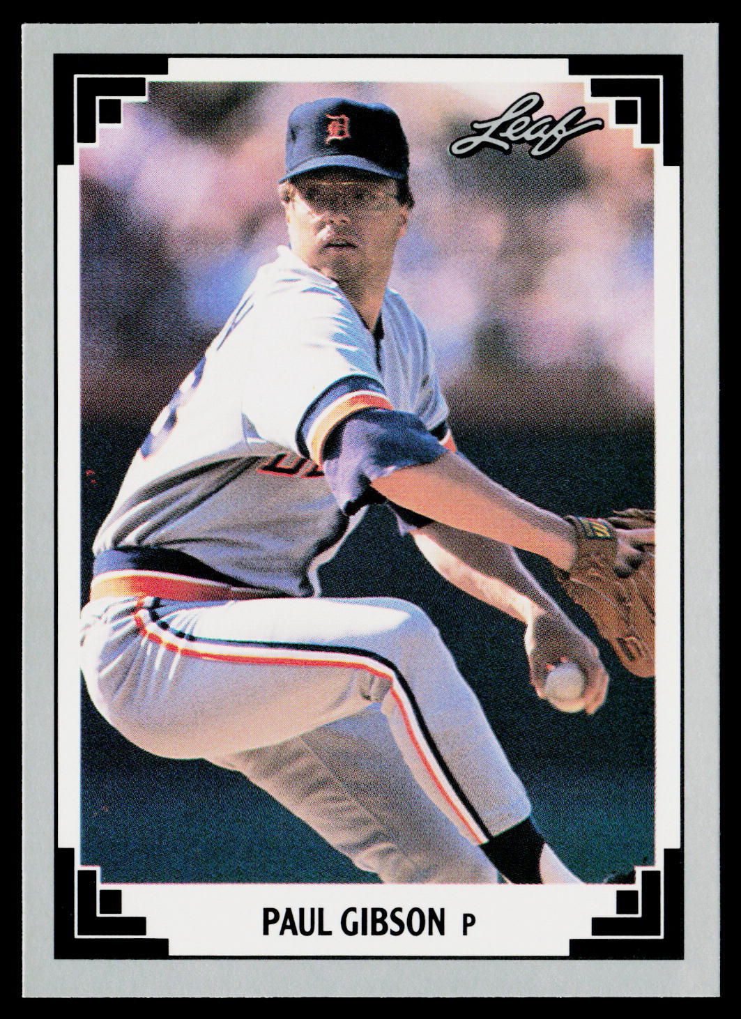 Paul Gibson 1991 Leaf #55 Detroit Tigers
