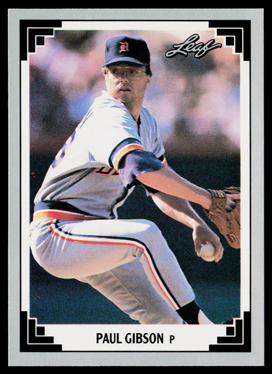 Paul Gibson 1991 Leaf #55 Detroit Tigers