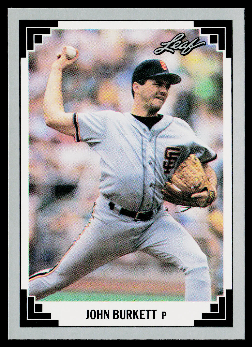 John Burkett 1991 Leaf #56 San Francisco Giants