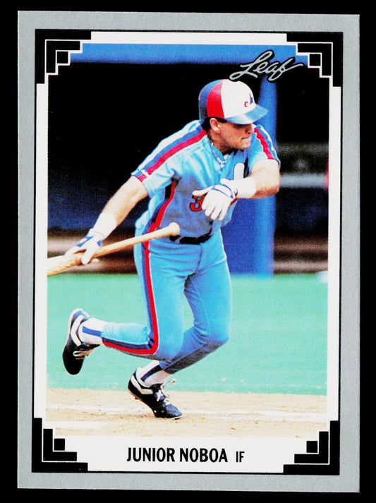 Junior Noboa 1991 Leaf #255 Montreal Expos