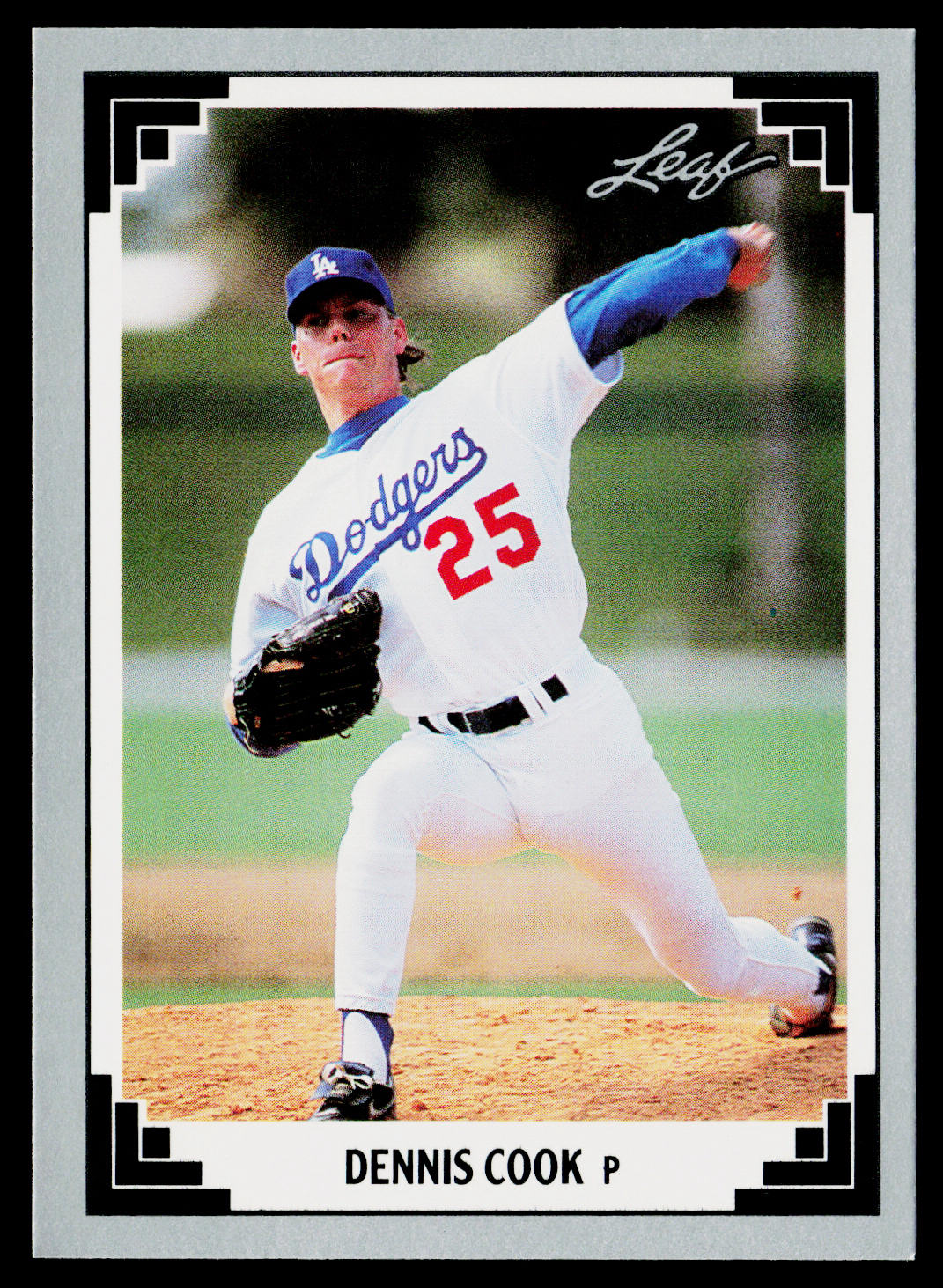 Dennis Cook 1991 Leaf #257 Los Angeles Dodgers