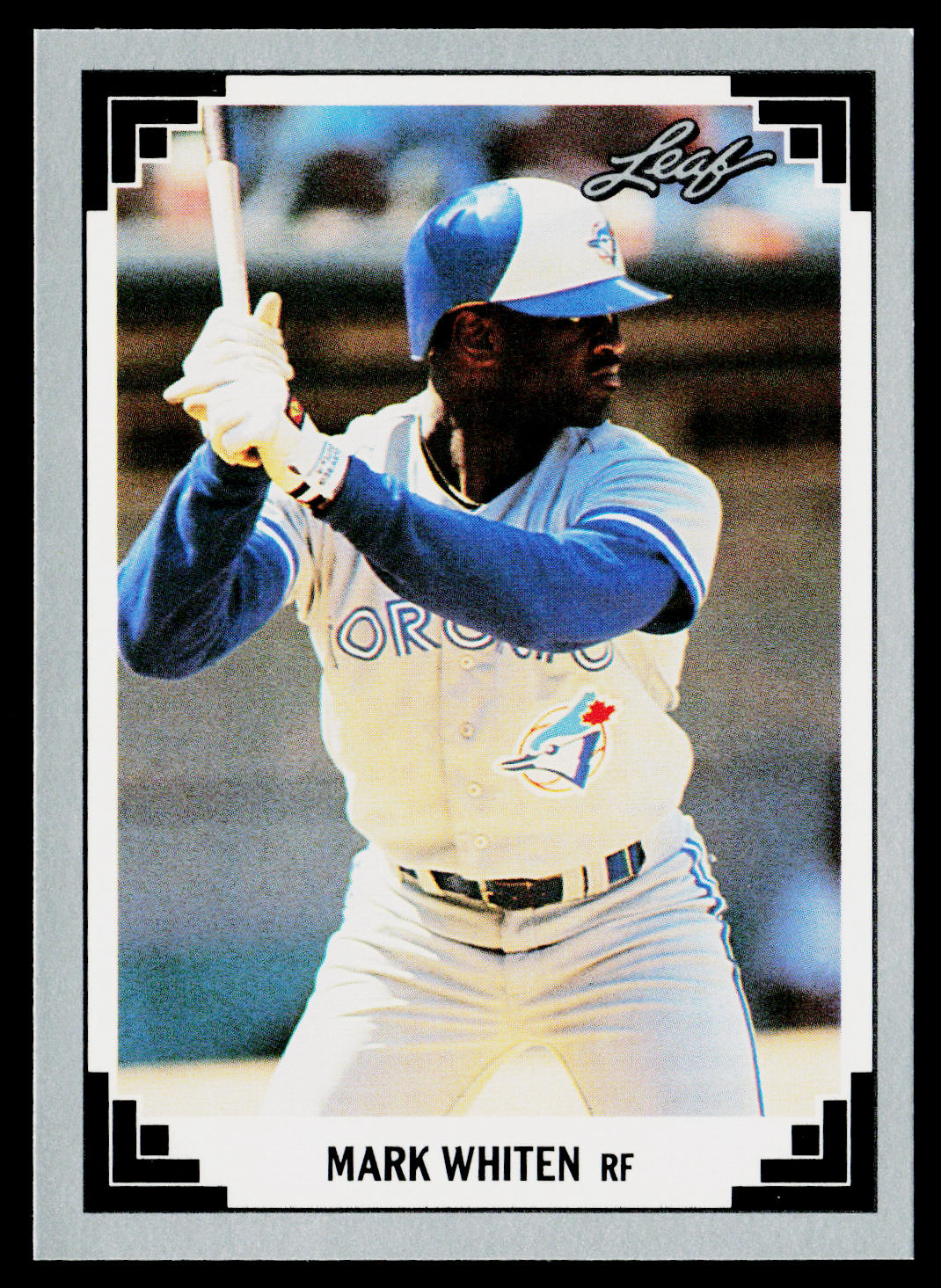 Mark Whiten 1991 Leaf #234 Toronto Blue Jays