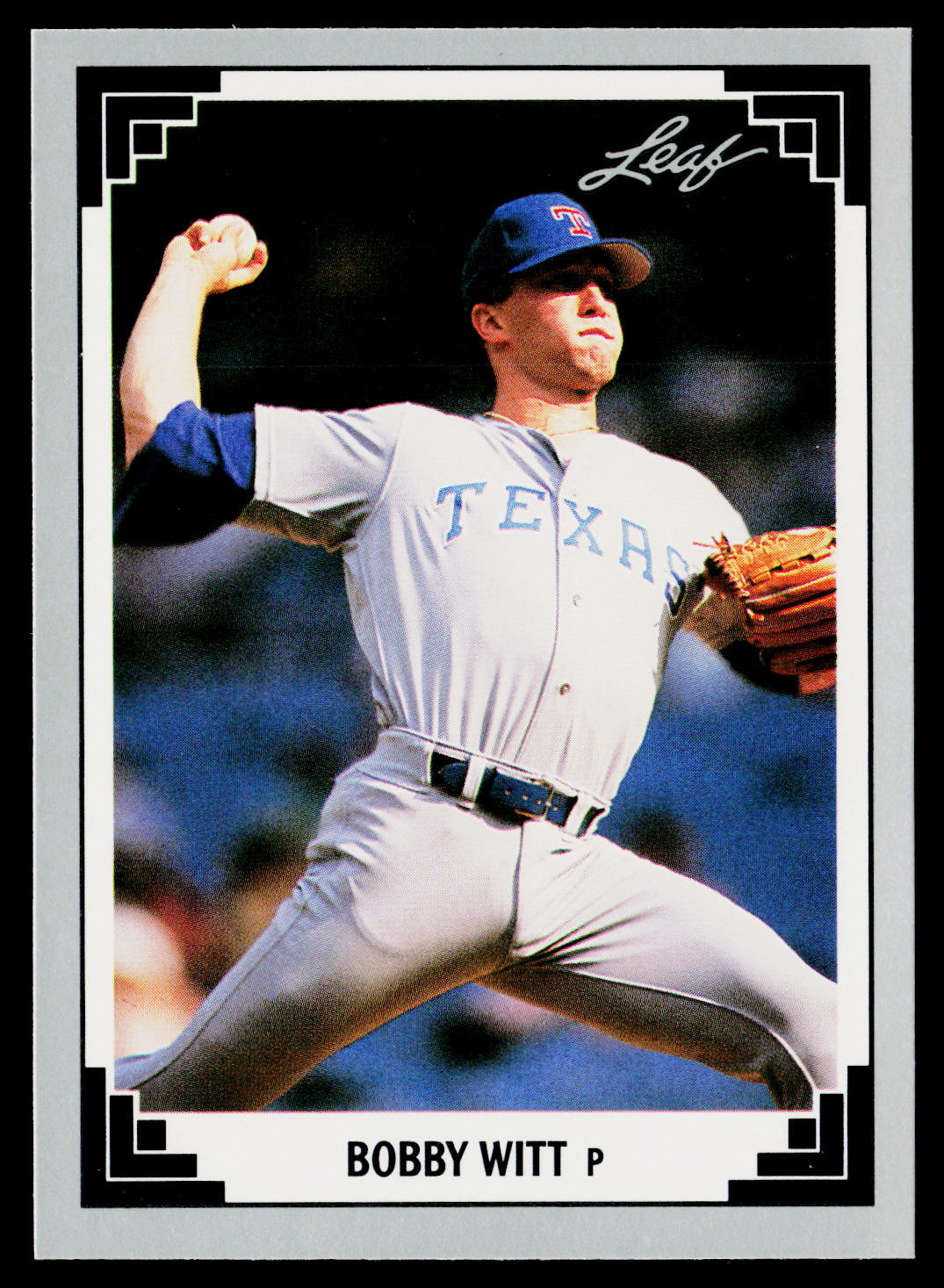 Bobby Witt 1991 Leaf #3 Texas Rangers