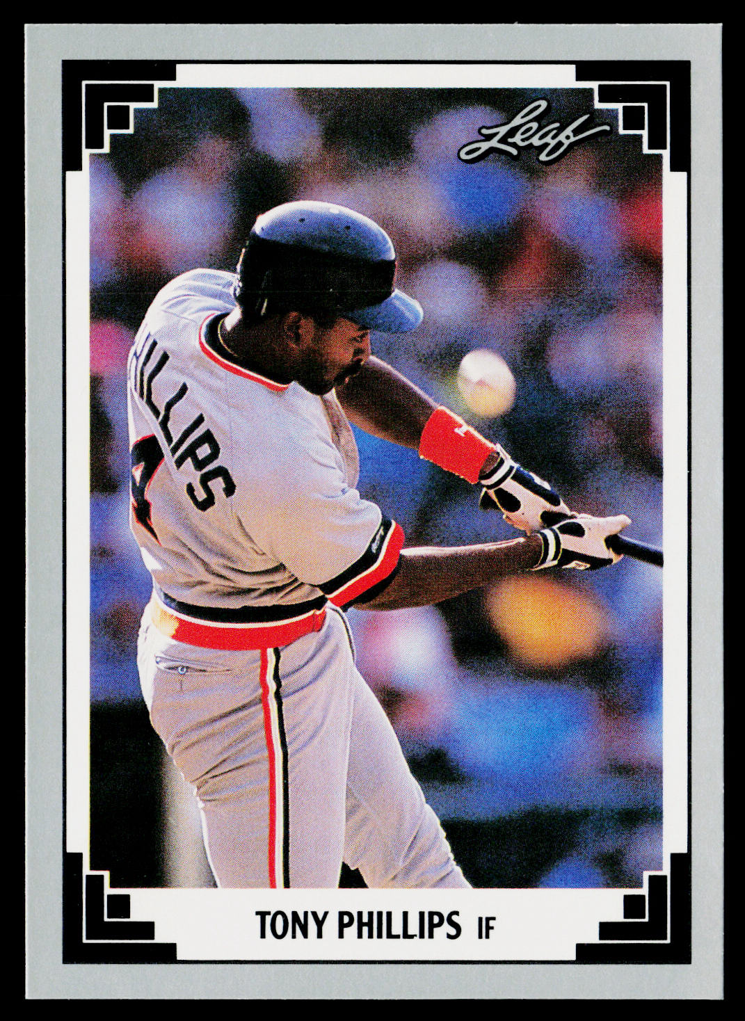 Tony Phillips 1991 Leaf #4 Detroit Tigers