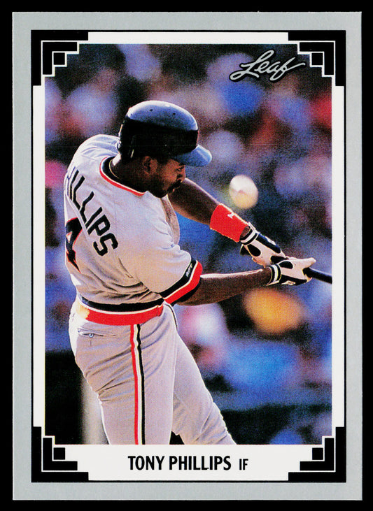 Tony Phillips 1991 Leaf #4 Detroit Tigers