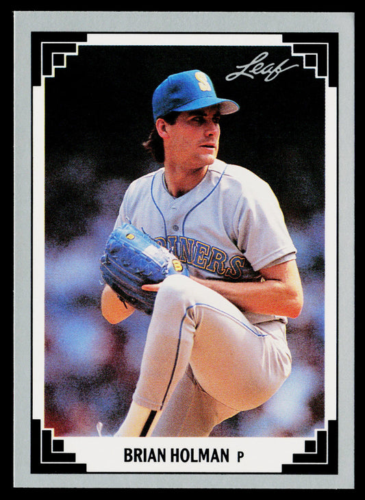 Brian Holman 1991 Leaf #11 Seattle Mariners