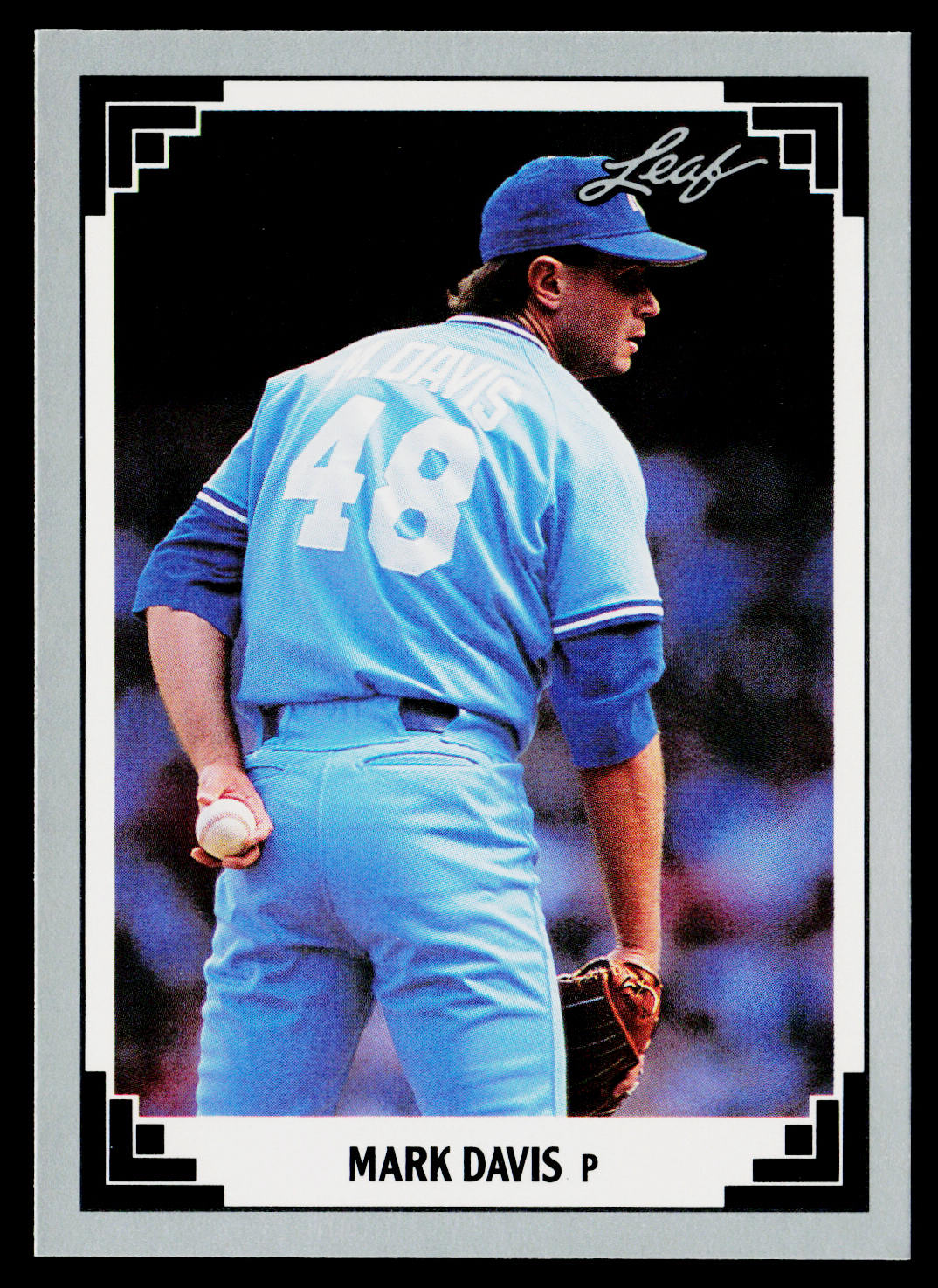 Mark Davis 1991 Leaf #16 Kansas City Royals