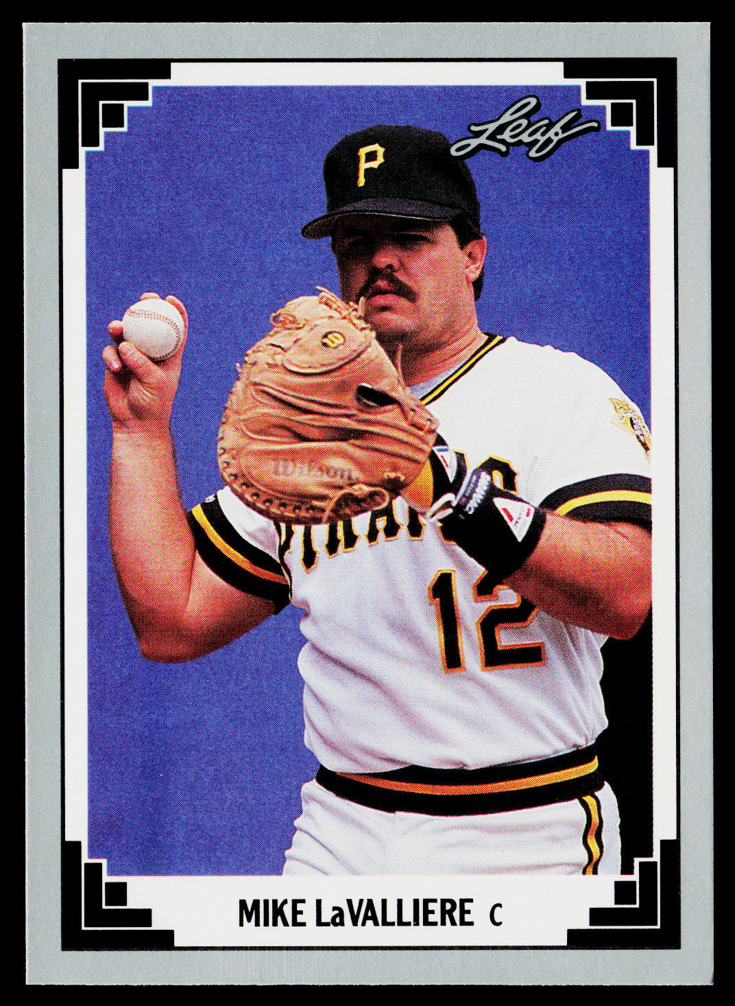 Mike LaValliere 1991 Leaf #15 Pittsburgh Pirates