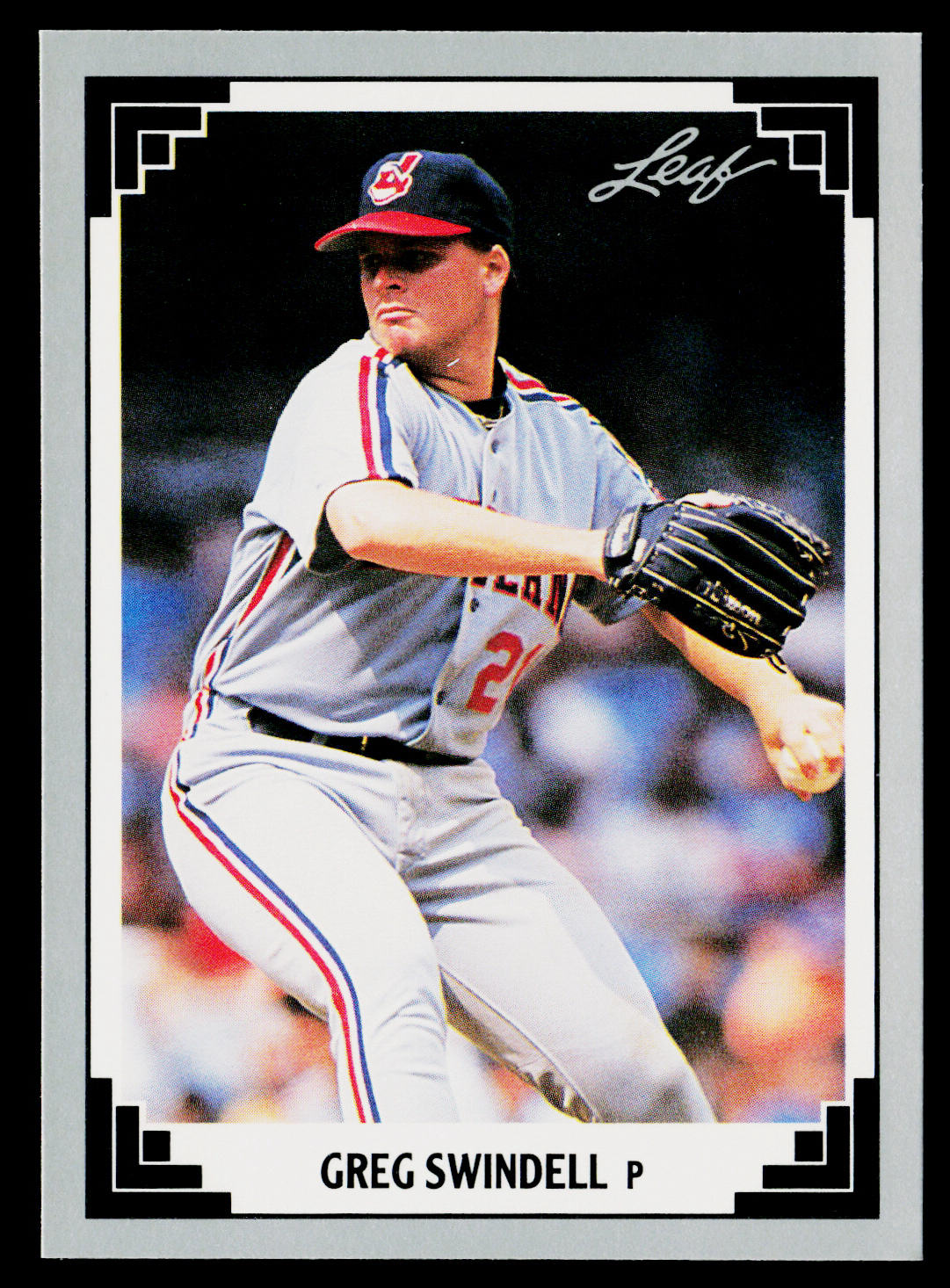 Greg Swindell 1991 Leaf #6 Cleveland Indians