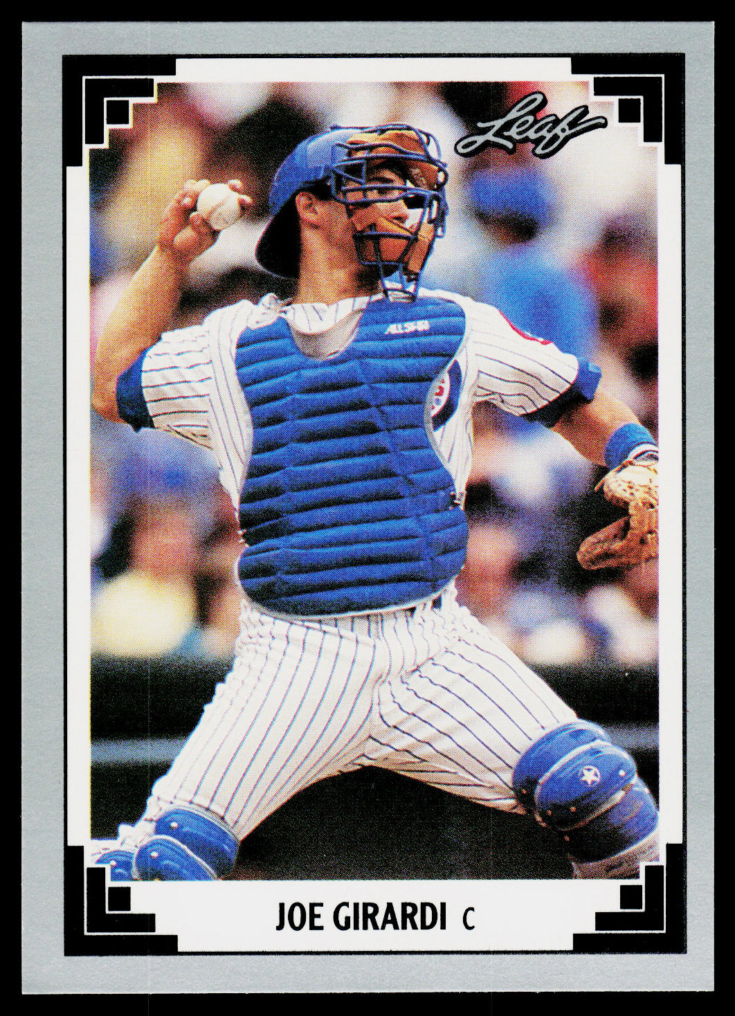 Joe Girardi 1991 Leaf #258 Chicago Cubs