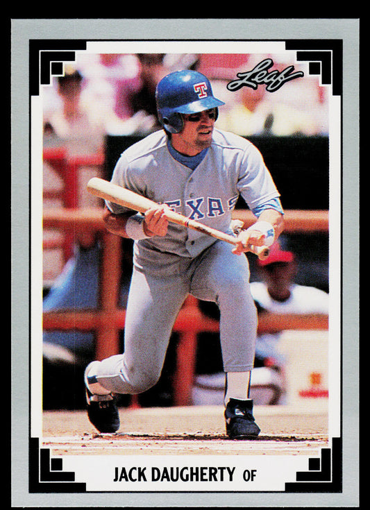 Jack Daugherty 1991 Leaf #17 Texas Rangers
