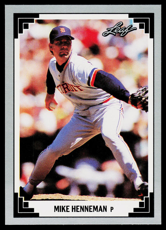 Mike Henneman 1991 Leaf #18 Detroit Tigers