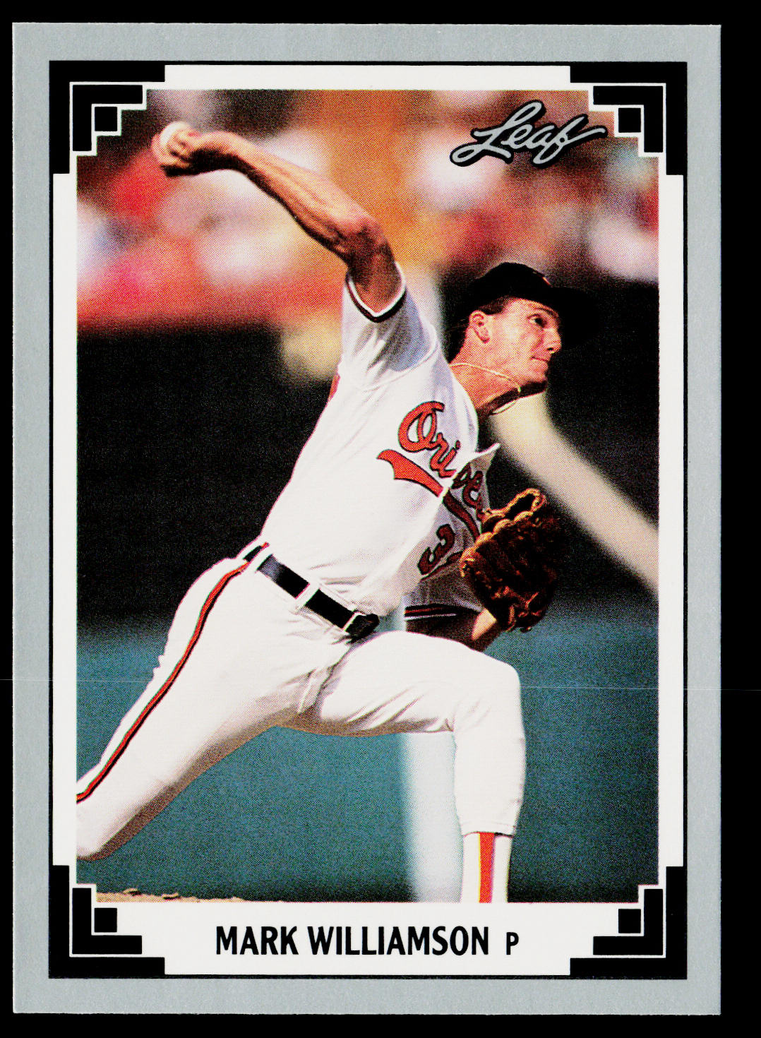 Mark Williamson 1991 Leaf #21 Baltimore Orioles