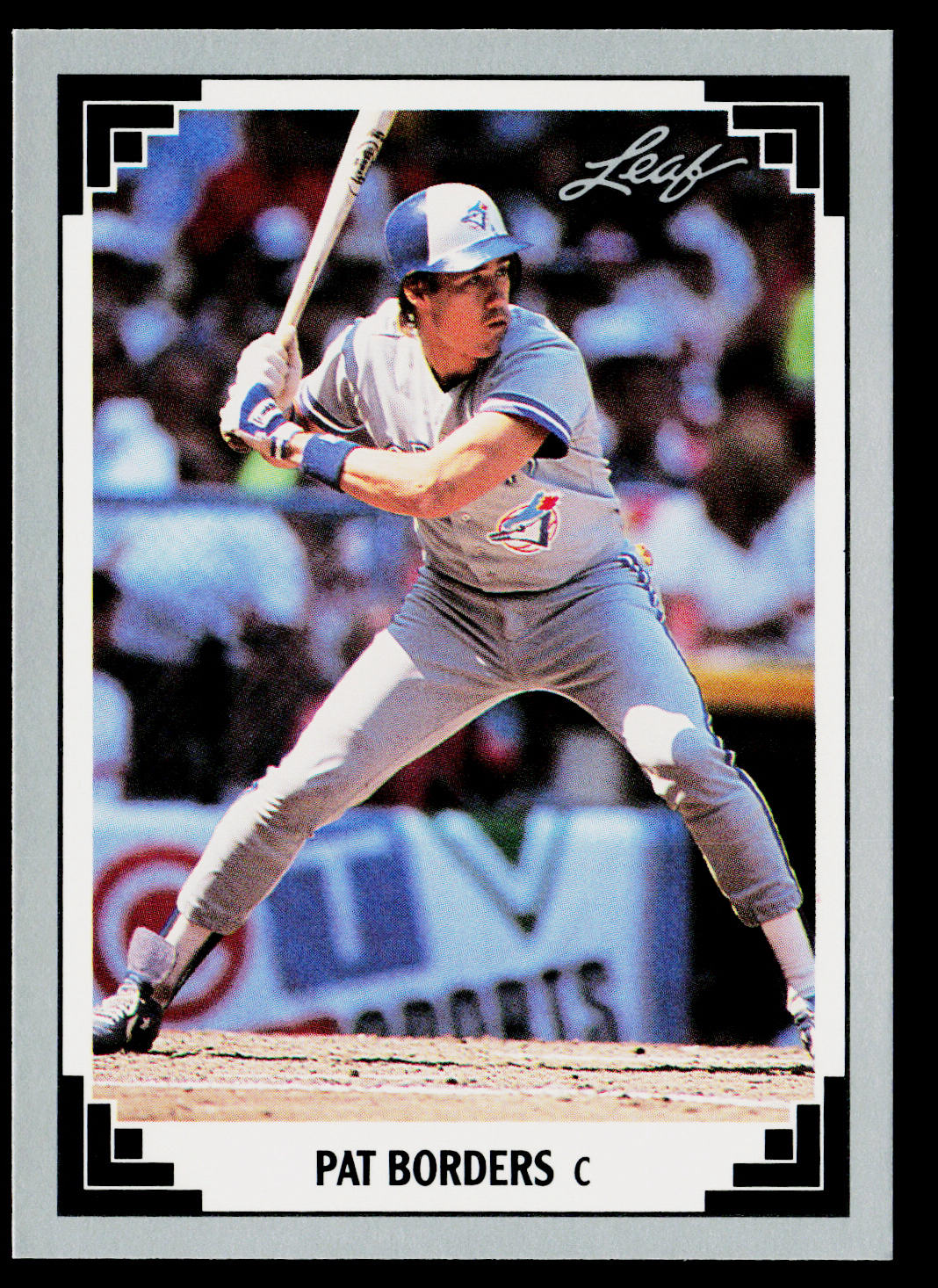 Pat Borders 1991 Leaf #23 Toronto Blue Jays