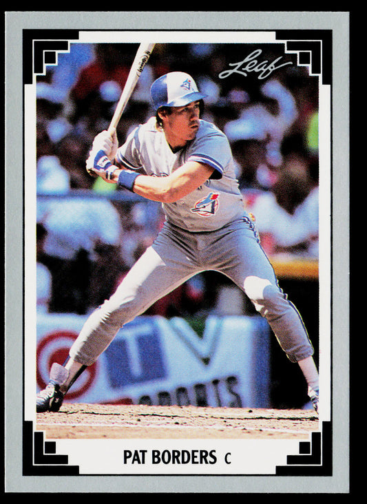 Pat Borders 1991 Leaf #23 Toronto Blue Jays