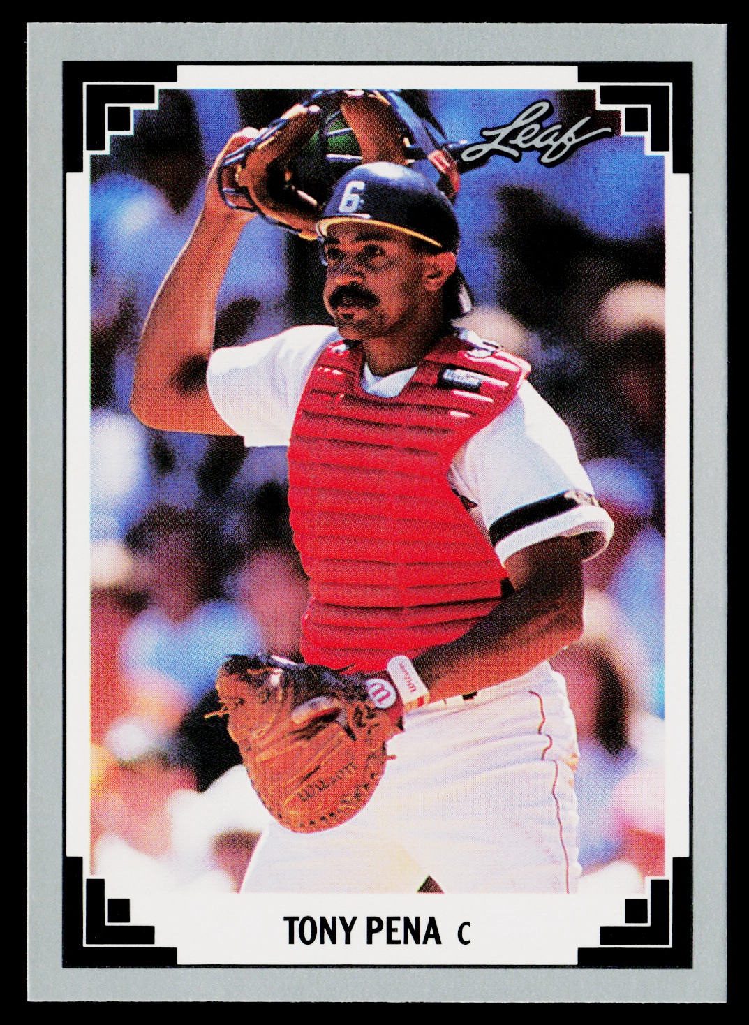 Tony Pena 1991 Leaf #33 Boston Red Sox