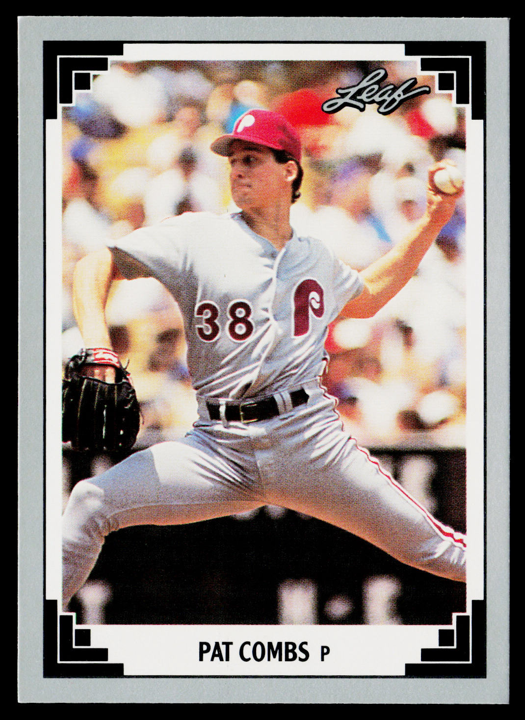 Pat Combs 1991 Leaf #32 Philadelphia Phillies