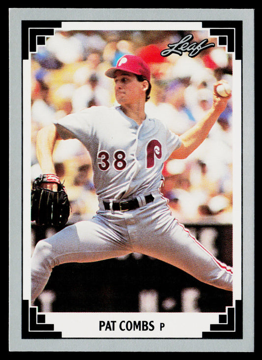 Pat Combs 1991 Leaf #32 Philadelphia Phillies