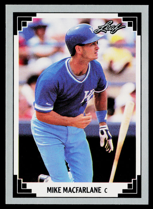 Mike Macfarlane 1991 Leaf #30 Kansas City Royals