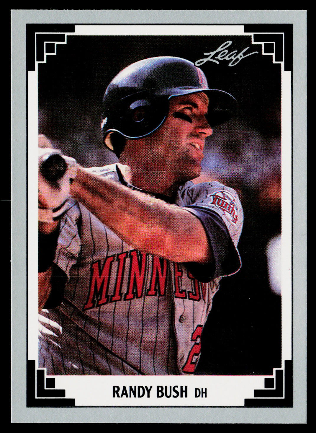 Randy Bush 1991 Leaf #26 Minnesota Twins
