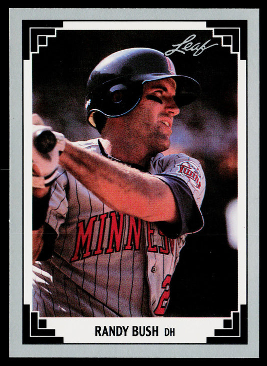 Randy Bush 1991 Leaf #26 Minnesota Twins
