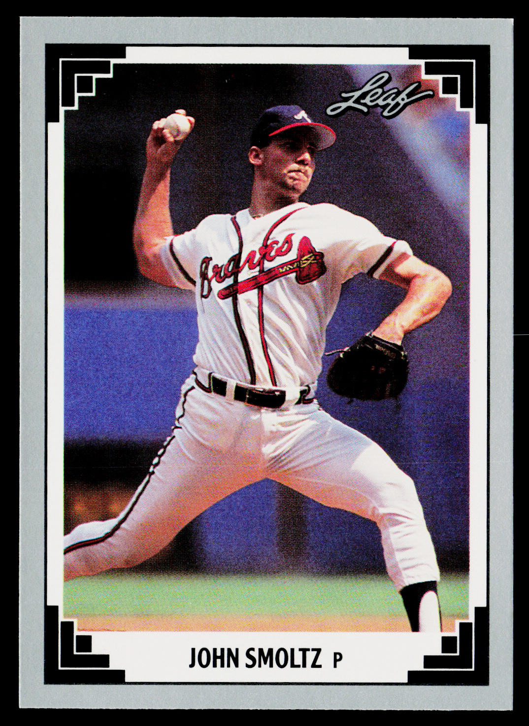 John Smoltz 1991 Leaf #27 Atlanta Braves